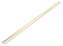 Stokken - hout - 6 mm x 60 cm - set van 10