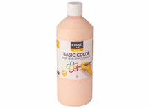 Verf - plakkaatverf - Creall Basic Color - pasteloranje - fles van 500 ml