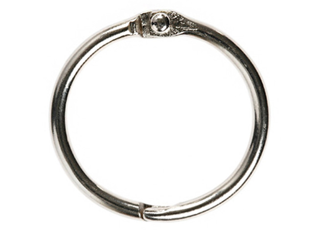 Sleutelhangers - breekringen - 2,5 cm diameter - set van 10