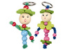 Sleutelhangers - breekringen - 2,5 cm diameter - set van 10