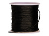 Draad - macramé - koord - zwart - 0,17 cm - 18 m - per stuk