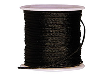 Draad - macramé - koord - zwart - 0,17 cm - 18 m - per stuk