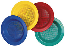 Zandzeef - Rolf - blauw, rood, groen, geel - set van 4 assorti