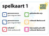 Taalspel - voegwerk - dobbelen met werkwoorden - per spel