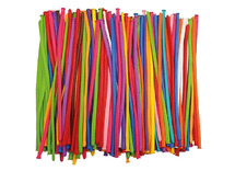 Ballon - opblaasbaar - modelleerbaar - gekleurd - set van 100 assorti
