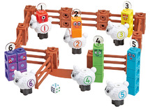 Rekenspel - Learning Resources MathLink Cubes Numberblocks Sheep Farm Activity Set - schapenboerderij - per spel