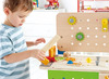 Speelmeubel - werkbank - Hape Master Workbench - met gereedschap - hout - 55 x 28,1 x 80,7 cm - per set
