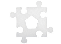 Kader - fotokader - creatief - puzzelvorm - set van 24