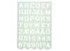 Sjablonen - letters - cijfers - per stuk