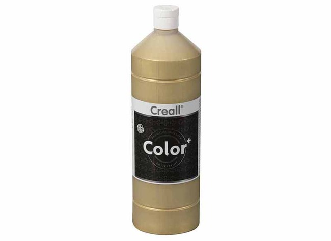 Verf - plakkaatverf - Creall Color Metallic - goud - 1 l - per stuk