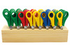 Scharen - scharenblok - hout - 32 scharen - per set