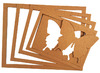 Inlijstkader - Roylco - passe-partout - decoratie voor kaders - karton - set van 24