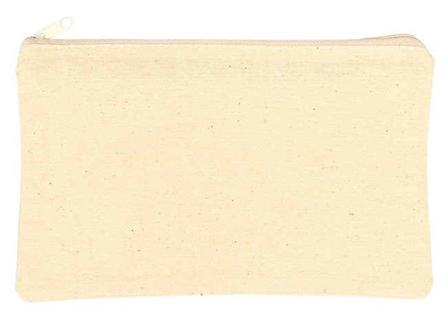 Pennenzak - toilettas - zakje - textiel - blanco - set van 5