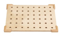 Kleur en vorm - werkbord met pionnen en opdrachtkaarten - hout - eenvoudig - per set