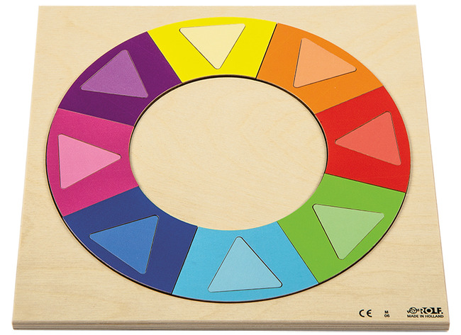 Puzzel - Rolf - regenboog - hout - per stuk