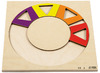 Puzzel - Rolf - regenboog - hout - per stuk