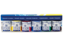 Verf - plakkaatverf - Talens - extra fijn - verschillende kleuren - set van 6 assorti