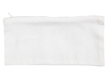 Pennenzak - textiel - 11 x 23 cm - wit - per stuk