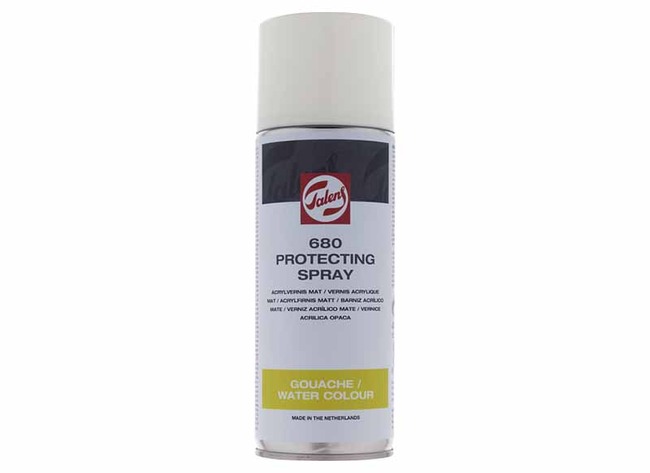 Vernis - Talens Protecting Spray 680 - groot 400 ml - spraybus van 400 ml