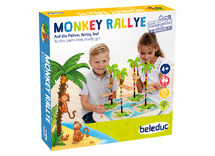 Spel - Beleduc Monkey Rallye - kleurherkenning - aapjes - per spel