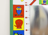 Spiegel - zo groot al - met groeimeter - 45 x 100 cm - per stuk