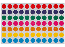 Stickers - Apli - rond - 8 mm - gekleurd - set van 385 assorti
