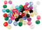 Kralen - facet - transparant - 1 cm, 1,2 cm en 1,6 cm diameter - set van 440 assorti