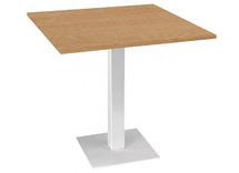 TAFEL - CENTRALE VOET - VIERKANT - 80 X 80 CM