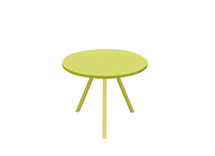 Tafel - Bijzettafel - Tripod - 40 cm - groen - per stuk