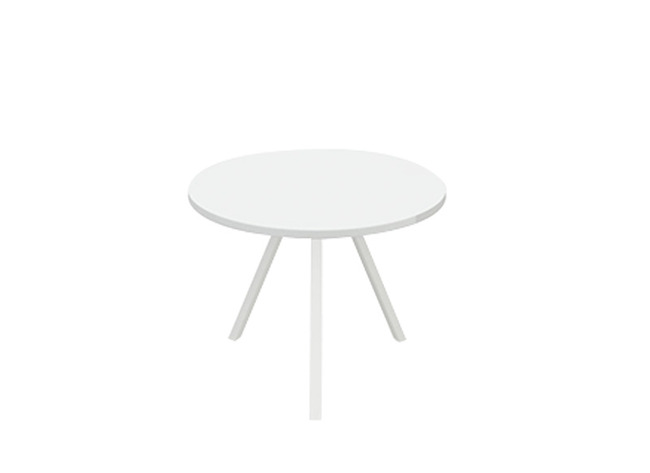 Tafel - Bijzettafel - Tripod - 40 cm - wit - per stuk