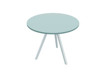 Tafel - Bijzettafel - Tripod - 45 cm - blauw - per stuk