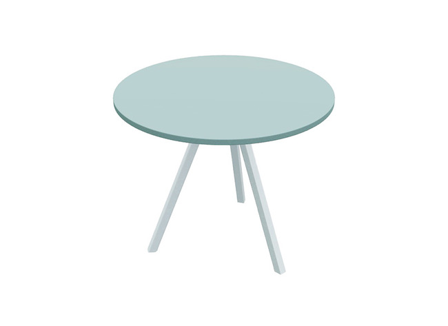 Tafel - Bijzettafel - Tripod - 45 cm - blauw - per stuk