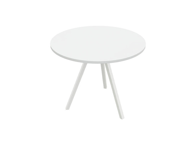 Tafel - Bijzettafel - Tripod - 45 cm - wit - per stuk