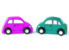 Voertuigen - auto's - hout - set van 10
