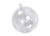 Vormen - bollen - transparant - 6 cm - kunststof - set van 5
