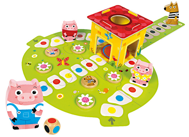 JEU - LES TROIS PETITS COCHONS ET LE LOUP