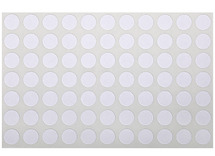 Stickers - Apli - rond - 8 mm - wit - set van 539