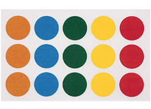 Stickers - Apli - rond - 1,9 cm - gekleurd - assortiment van 90