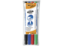 Stiften - whiteboard - BIC Velleda 1721 - fijn - set van 4 assorti