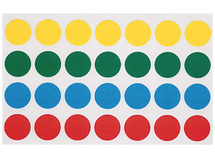Stickers - Apli - rond - 1,5 cm - gekleurd - set van 140 assorti