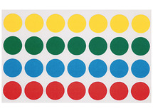 Stickers - Apli - rond - 15 mm - gekleurd - set van 140 assorti