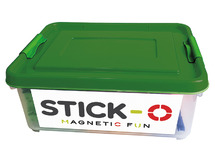 Bouwset - Stick-O - schoolbox - set van 88