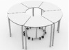 TAFEL - INDIVIDUEEL - MOBIEL - HEXA