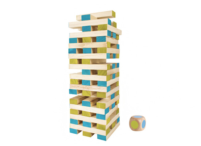 Spel - stapelspel - BS Toys Giant Tumble Tower - per spel