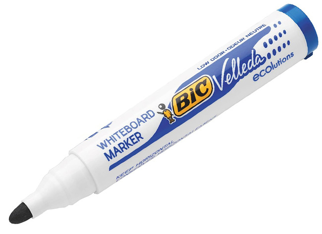 Stiften - whiteboard - BIC ECOlutions Velleda 1701 - ronde punt - per kleur - set van 12