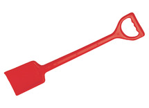 Zandschep - Rolf - 72 cm - rood - per stuk