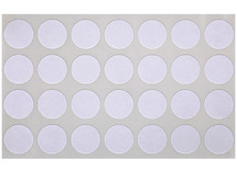 Stickers - Apli - rond - 1,5 cm - wit - set van 196