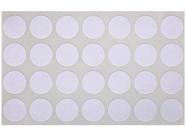 Etiquettes rondes blanches - ø  15 mm - set de 196