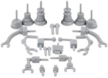 Boetseermateriaal - robot onderdelen - boetseren - set van 19 assorti