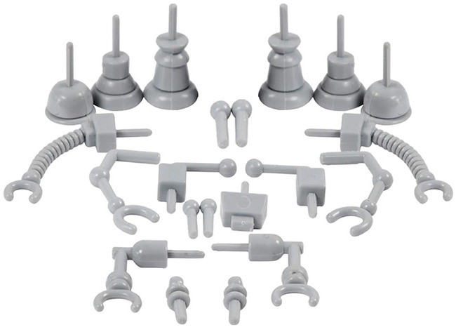 Modelage - pièces de robots - assortiment de 19